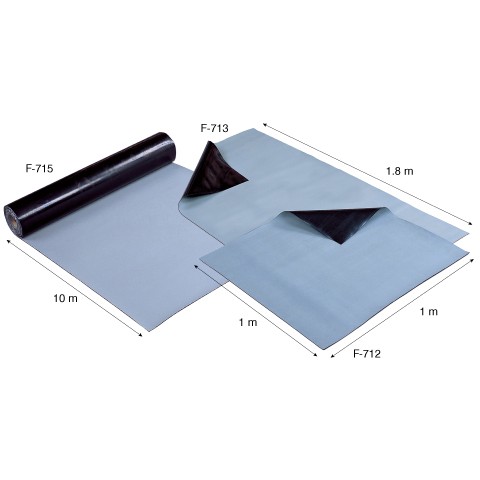 HZ F712 ESD RUBBER MATS (GREY)