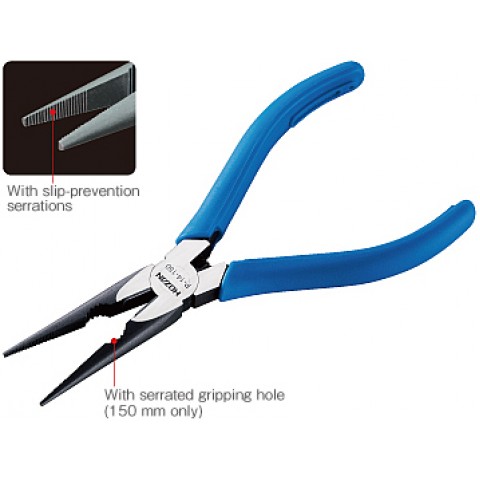 HZ P14-125 LONG NOSE PLIERS WITH SIDE CUTTER 