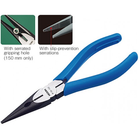 HZ P15-150 LONG NOSE PLIERS WITH SIDE CUTTER 