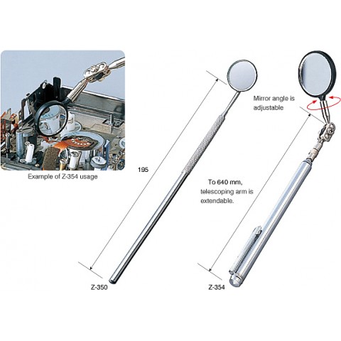 HZ Z350   INSPECTION MIRROR / BALL JOINT MIRROR 