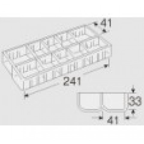 HZ B322B   Divider, B (for inner tray, B)